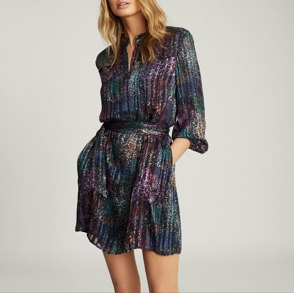 Reiss Multicolor Mini Dress - Picture 1 of 6